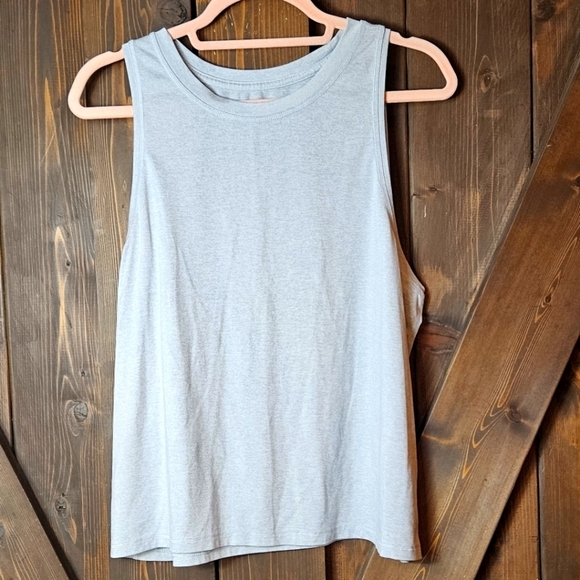 Athleta Sleeveless Gray Flowy Tank Womens Size Large - Picture 1 of 7